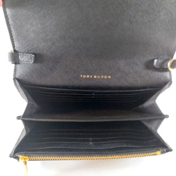 Tory Burch Robinson Saffiano Leather Wallet/Crossbody (No chain) - Picture 8 of 9